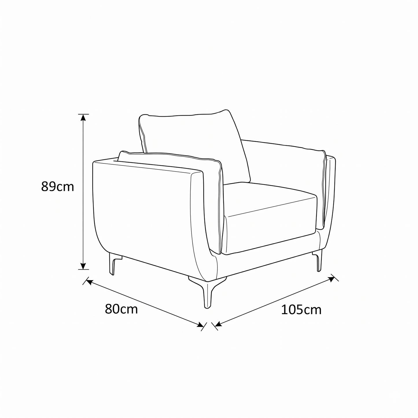 Sillon Maelis 1 Cuerpo