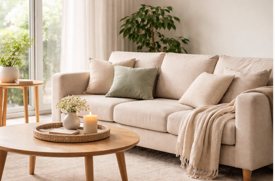 Renovar tu Sala para Empezar un Nuevo Año: Confort, Color y un Hogar que Abraza