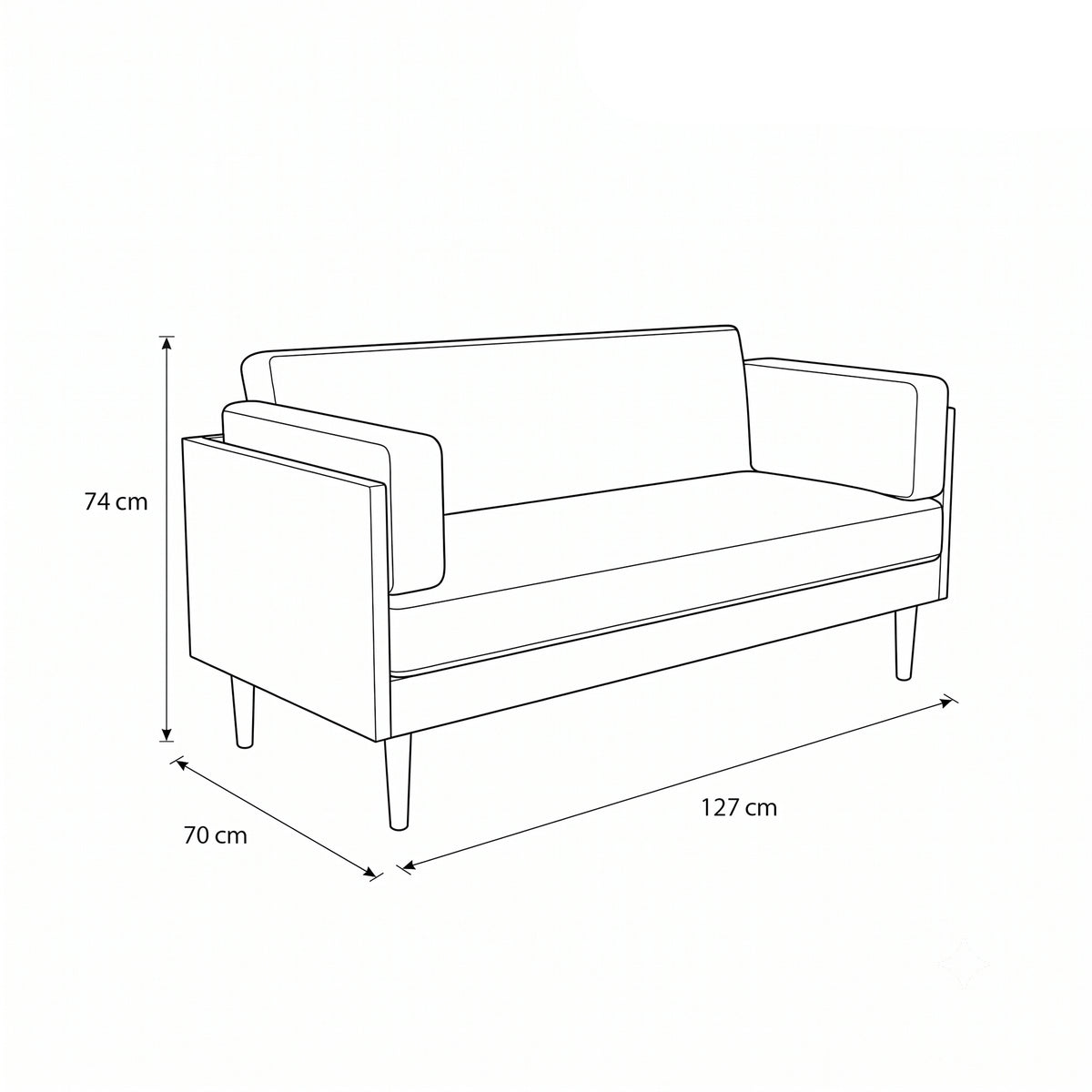 Sofa Terranova 2 Cuerpos