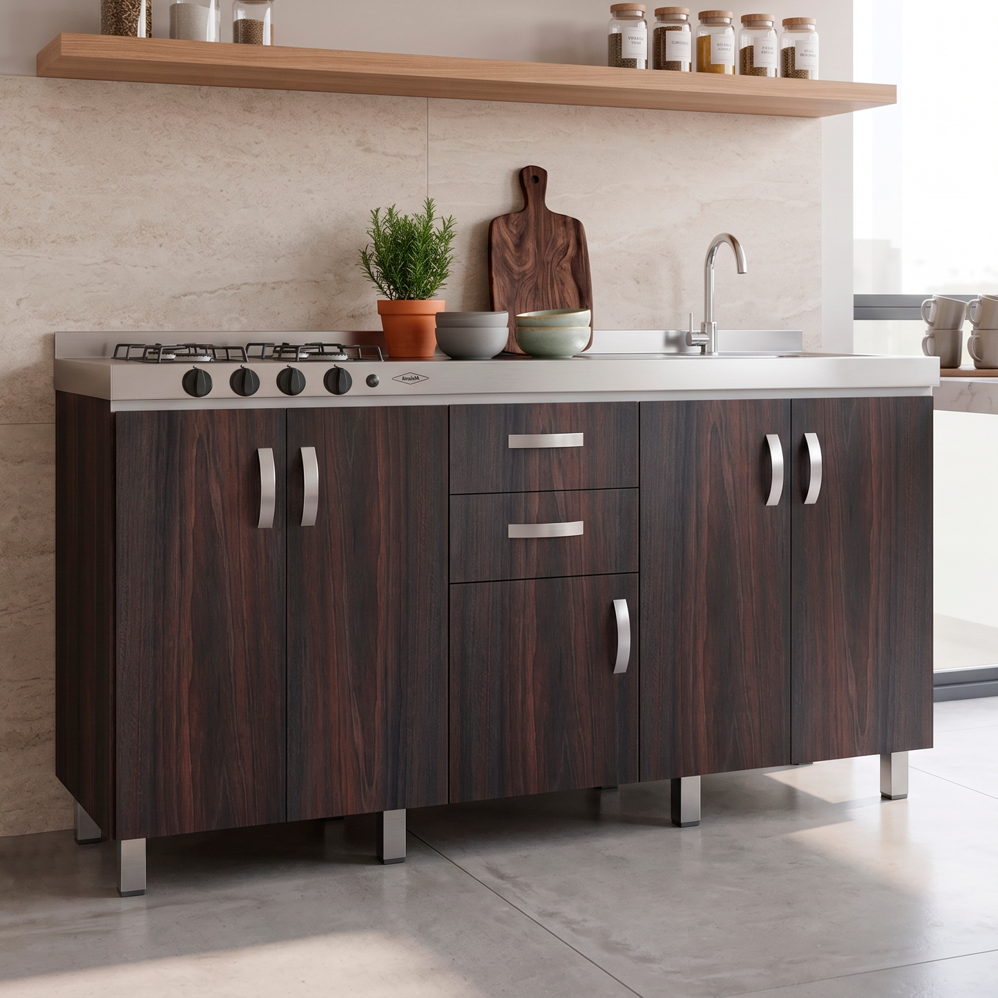 Mueble Inferior para Cocina 1.5 Izquierda