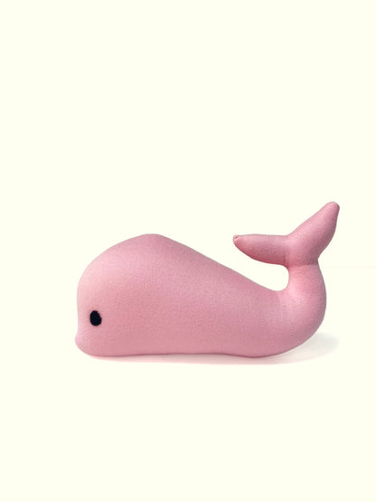 Esponjita Ballena Gris Suave